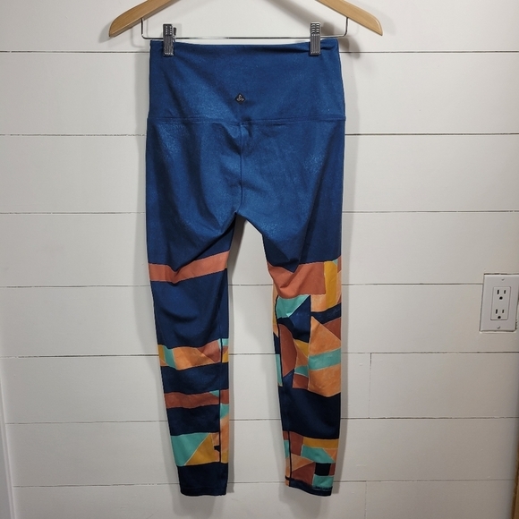 Prana Kimble Printed Athletic Leggings Activewear Gym Pants Women's sz S - Picture 4 of 7